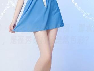 推女郎 – 胡允儿的泳池原图：那水波光影，是在秀身材还是炫色彩？