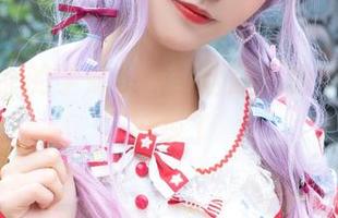 西瓜少女的学妹cos，活脱脱的小精灵，犯规了